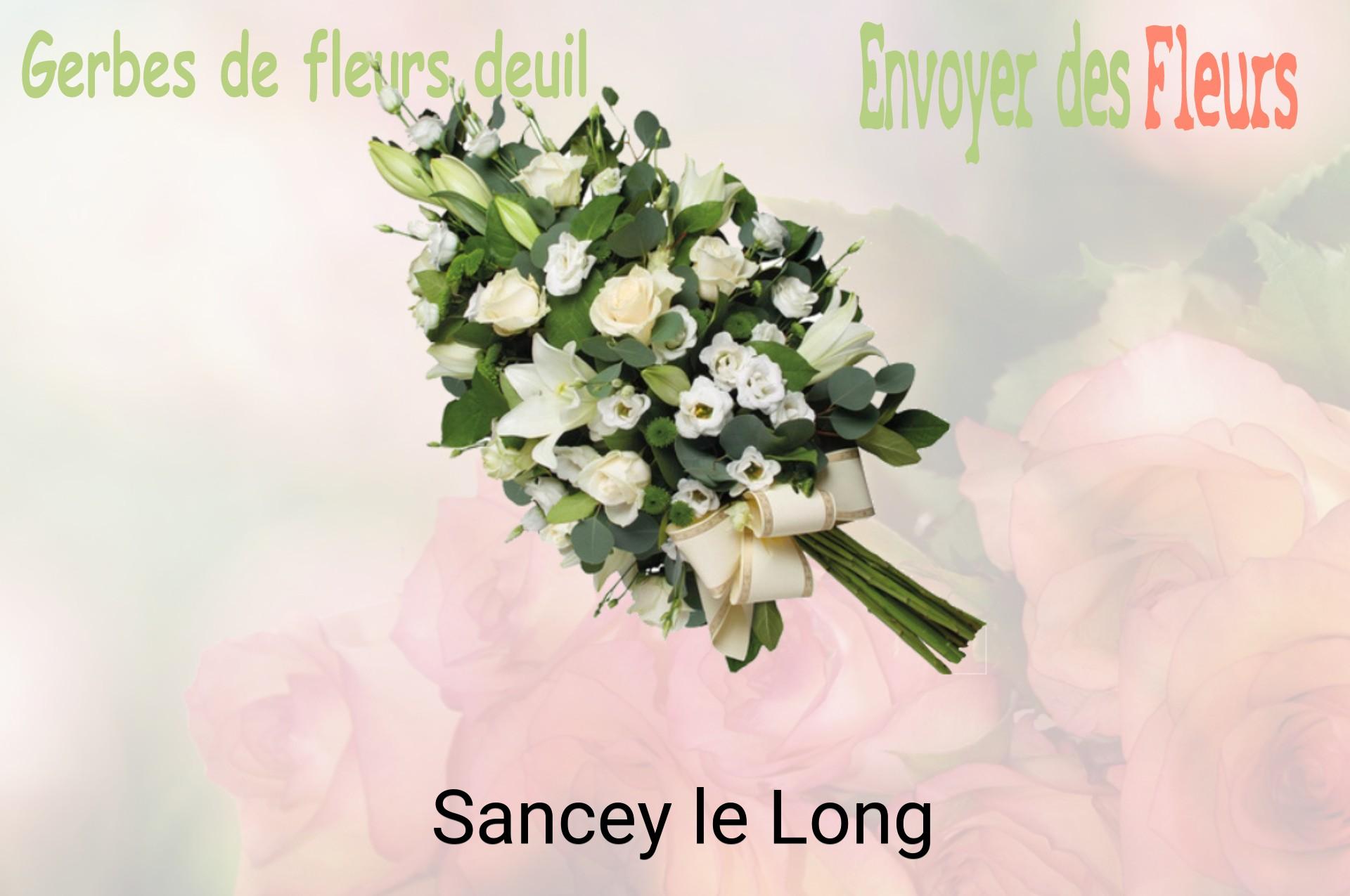 Gerbe de fleurs de deuil livrée à Sancey-le-Long